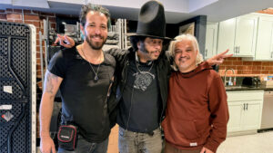 I love boosters. Boots Riley. Michel Tyabji. Sound Team. Behind the scenes.